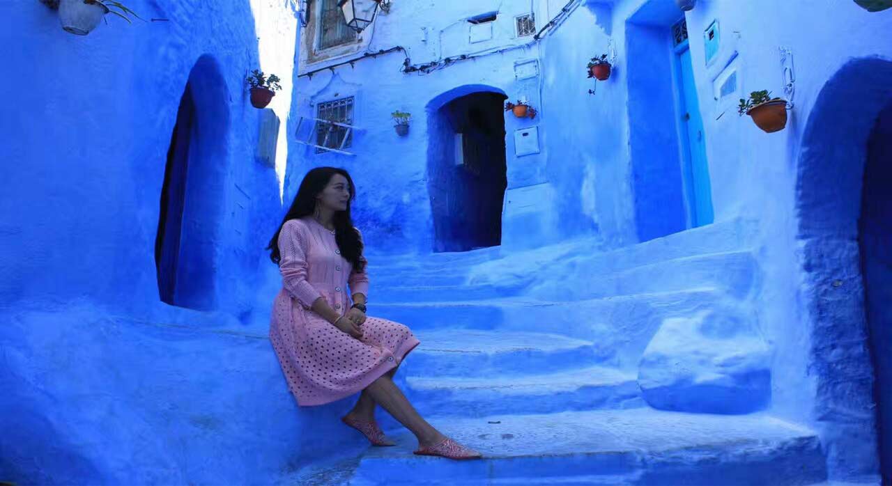 Chefchaouen: une sensation incroyable - Comme être sous l'eau dans un océan tropical